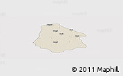 Shaded Relief Panoramic Map of Pantanaw, cropped outside