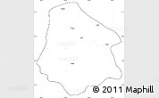 Blank Simple Map of Pantanaw, cropped outside