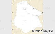 Classic Style Simple Map of Pantanaw, single color outside
