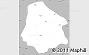 Gray Simple Map of Pantanaw