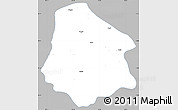 Gray Simple Map of Pantanaw, single color outside