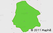 Political Simple Map of Pantanaw, cropped outside