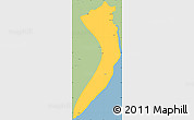 Savanna Style Simple Map of Pyapon