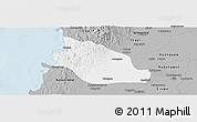 Gray Panoramic Map of Thabaung