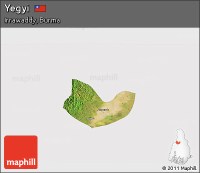 Satellite 3D Map of Yegyi, cropped outside