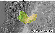 Satellite 3D Map of Yegyi, desaturated