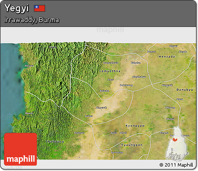 Satellite 3D Map of Yegyi