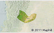 Satellite 3D Map of Yegyi, lighten