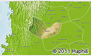 Satellite 3D Map of Yegyi, physical outside