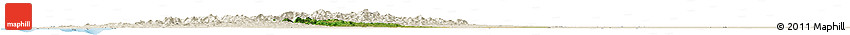 Satellite Horizon Map of Yegyi, shaded relief outside Satellite Horizon Map of Yegyi, shaded relief outside