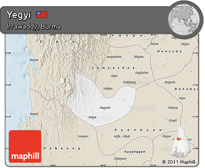 Classic Style Map of Yegyi