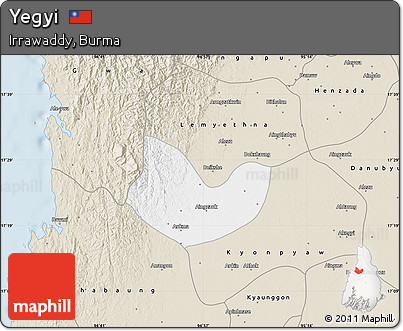 Classic Style Map of Yegyi