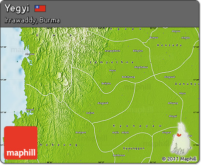 Physical Map of Yegyi