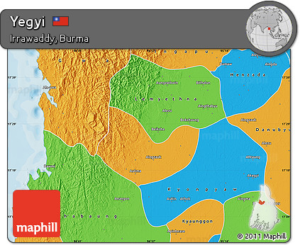 Political Map of Yegyi