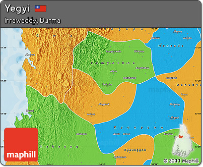 Political Map of Yegyi