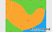 Political Simple Map of Yegyi
