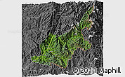 Satellite 3D Map of Chipwi, desaturated