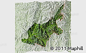 Satellite 3D Map of Chipwi, lighten