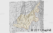 Shaded Relief 3D Map of Chipwi, desaturated