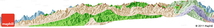 Political Horizon Map of Chipwi, lighten