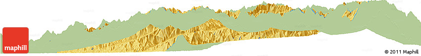 Savanna Style Horizon Map of Chipwi, single color outside