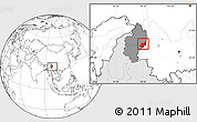 Blank Location Map of Chipwi, highlighted country, highlighted parent region