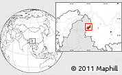 Blank Location Map of Chipwi, highlighted country