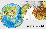 Physical Location Map of Chipwi, highlighted country