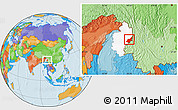 Political Location Map of Chipwi, highlighted parent region