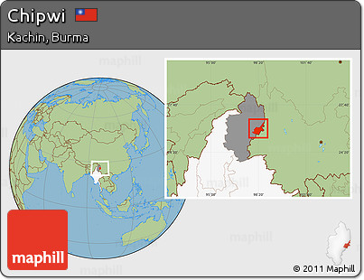 Savanna Style Location Map of Chipwi, highlighted country, highlighted parent region