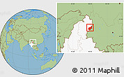 Savanna Style Location Map of Chipwi, highlighted country