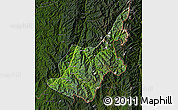 Satellite Map of Chipwi, darken