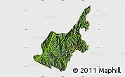 Satellite Map of Chipwi, single color outside