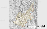 Shaded Relief Map of Chipwi, desaturated