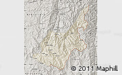 Shaded Relief Map of Chipwi, semi-desaturated