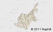 Shaded Relief Map of Chipwi, single color outside