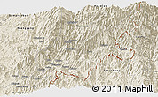 Shaded Relief Panoramic Map of Chipwi