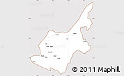Classic Style Simple Map of Chipwi, cropped outside