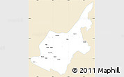 Classic Style Simple Map of Chipwi, single color outside