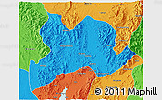 Political 3D Map of Kamaing