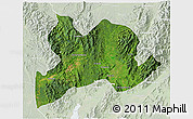 Satellite 3D Map of Kamaing, lighten