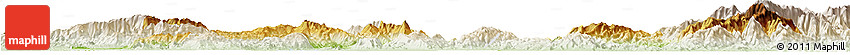 Physical Horizon Map of Kamaing, lighten