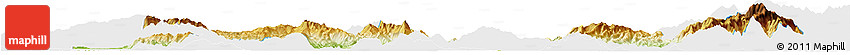 Physical Horizon Map of Kamaing, single color outside