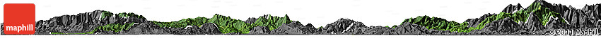 Satellite Horizon Map of Kamaing, desaturated