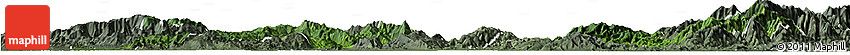 Satellite Horizon Map of Kamaing, semi-desaturated