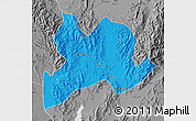 Political Map of Kamaing, desaturated