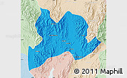 Political Map of Kamaing, lighten