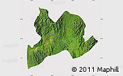 Satellite Map of Kamaing, cropped outside