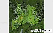 Satellite Map of Kamaing, darken