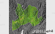 Satellite Map of Kamaing, desaturated